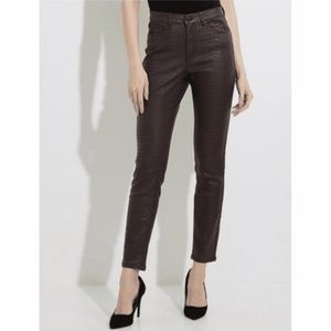 NWT Joesph Ribkoff Animal Print Slim Pant